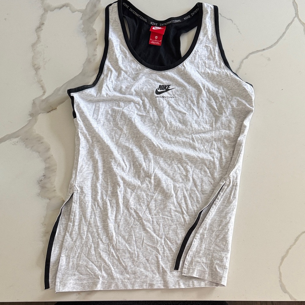 Nike Women's Light Gray Tank Top